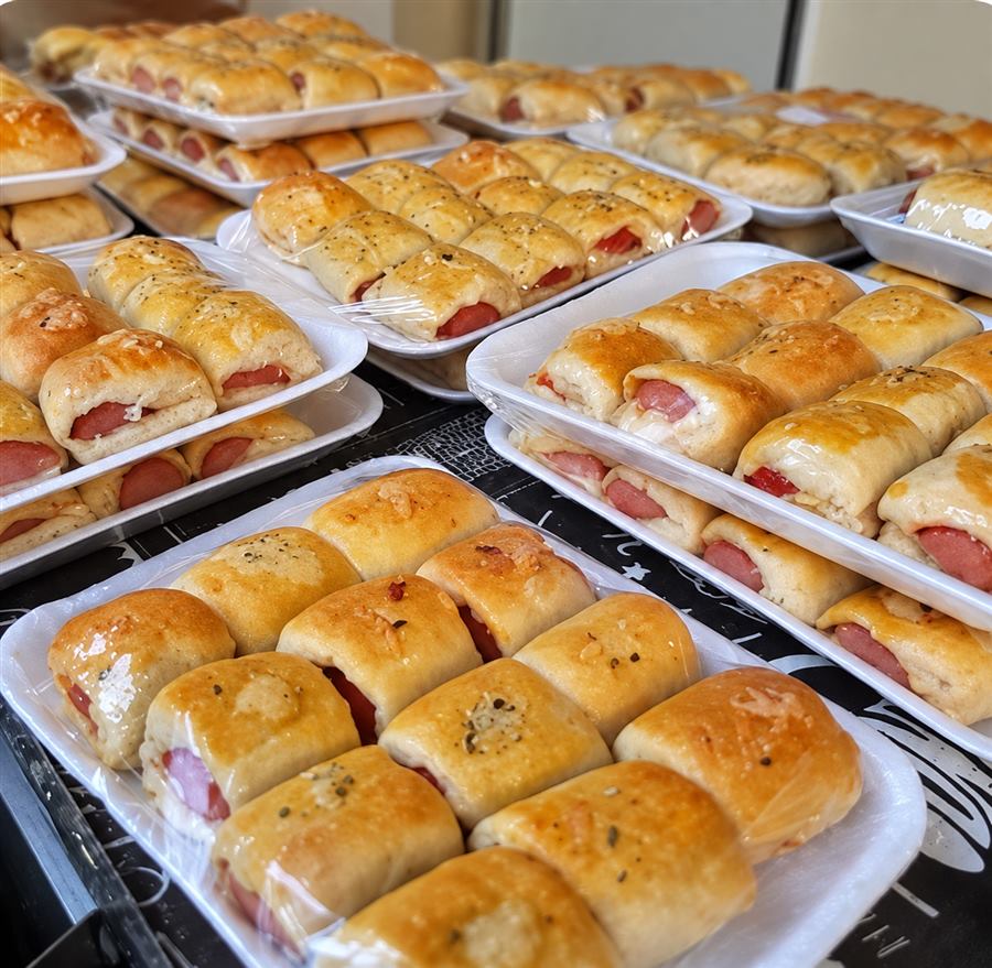 Bandejas de assadinhos prontas pra entrega